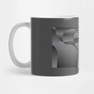 Black and white abstract image Mug